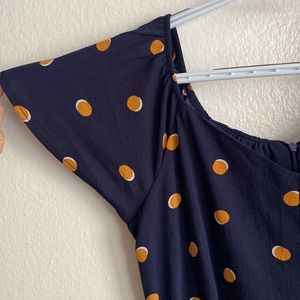 Polka dot romper